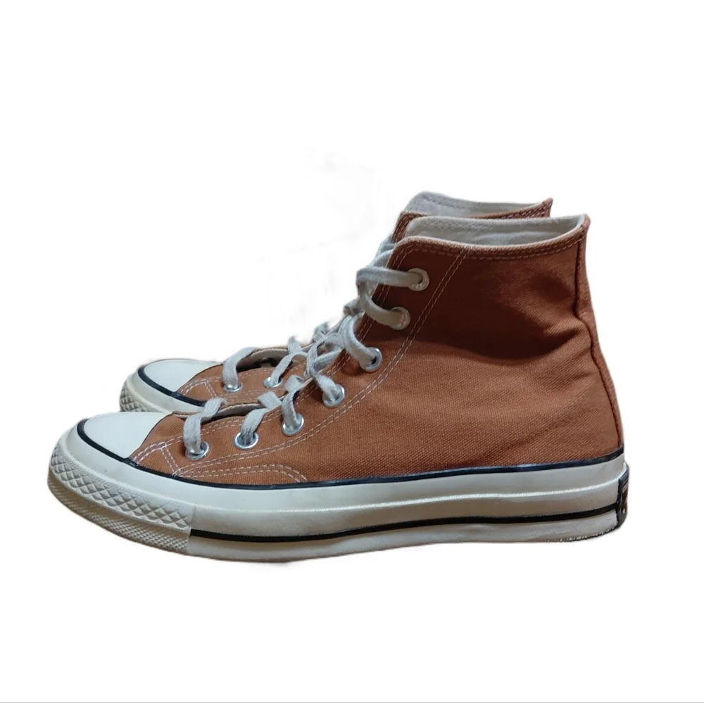 Converse All Star Brown High-Tops Men's Size 6 Chuck Taylor Sneakers - Picture 5 of 14
